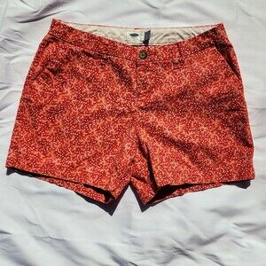 Old Navy Red with white Flower shorts (2)